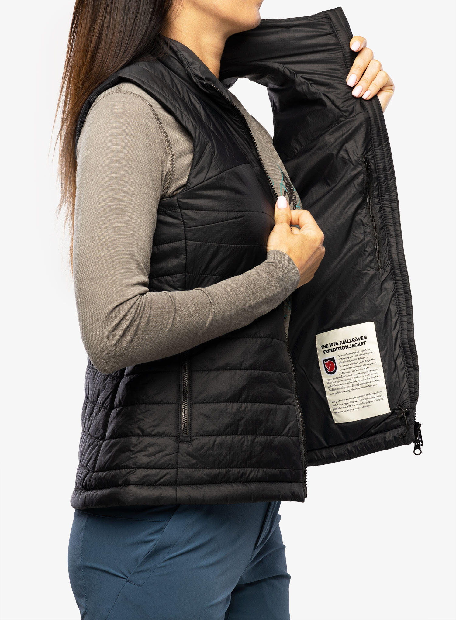 Kamizelka ocieplana damska Fjallraven Expedition X-Latt Vest 4/7