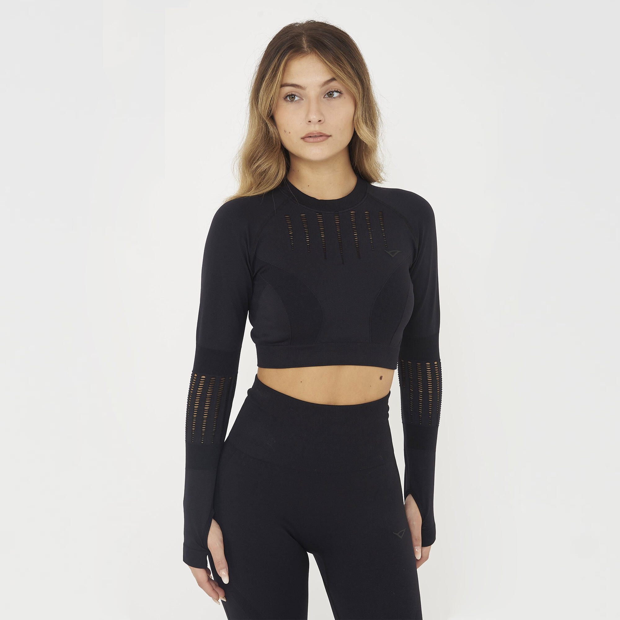Legea - Crop Top D'Entraînement Rue Manches Longues - Maillot Manches Longues - Noir - Decathlon