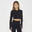 Femei Crop Top Antrenament Maneci Lungi RUE
