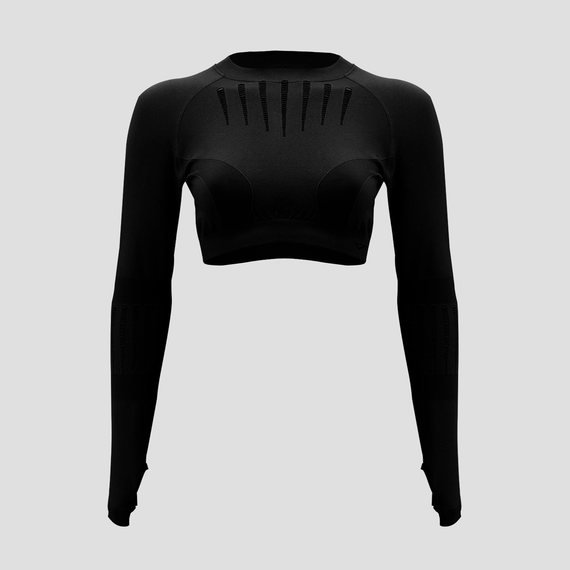 Crop top d'entraînement RUE manches longues 6/6