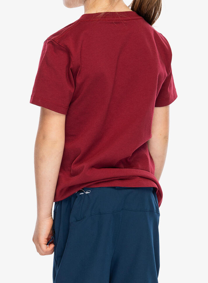 Koszulka bawełniana dziecięca Fjallraven Kids Logo T-shirt