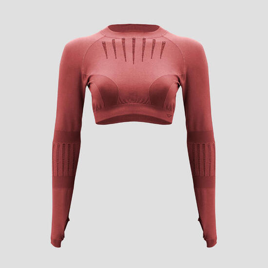 Crop top zum Training RUE langärmlig