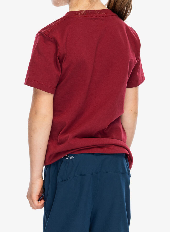 Koszulka bawełniana dziecięca Fjallraven Kids Logo T-shirt