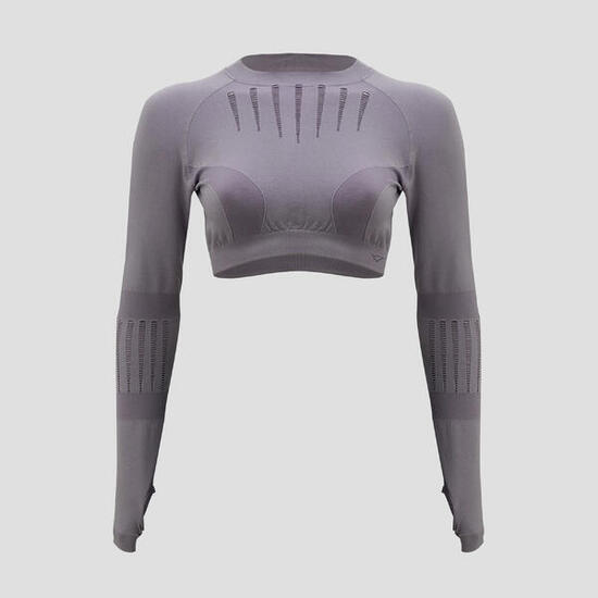 Crop top zum Training RUE langärmlig