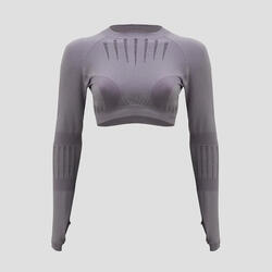 Crop top d'entraînement RUE manches longues