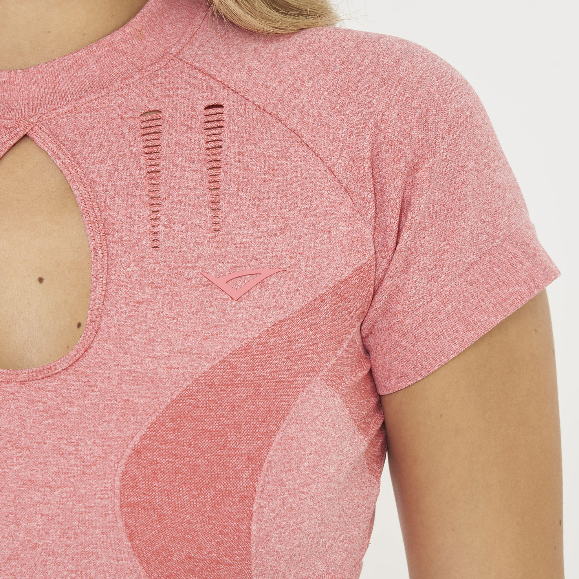 Crop top d'entraînement LEXY manches courtes 3/6