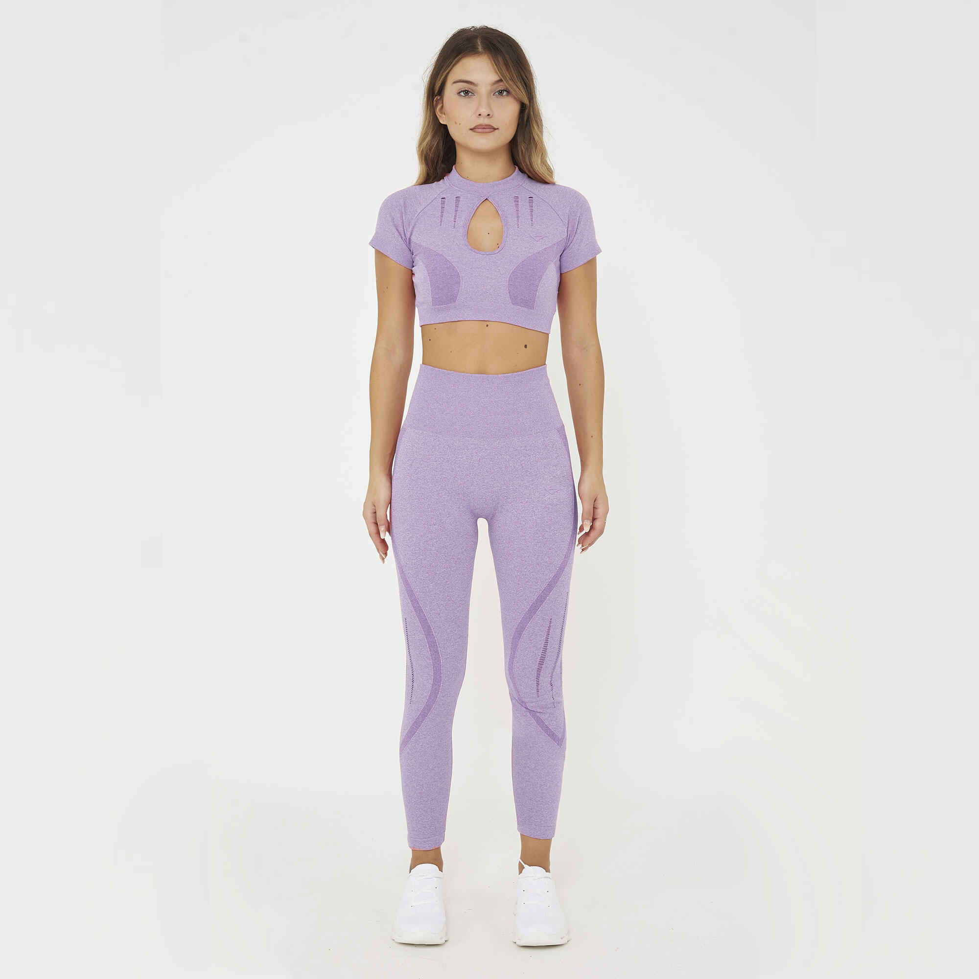 leggings fitness damen leslie lila 5/5