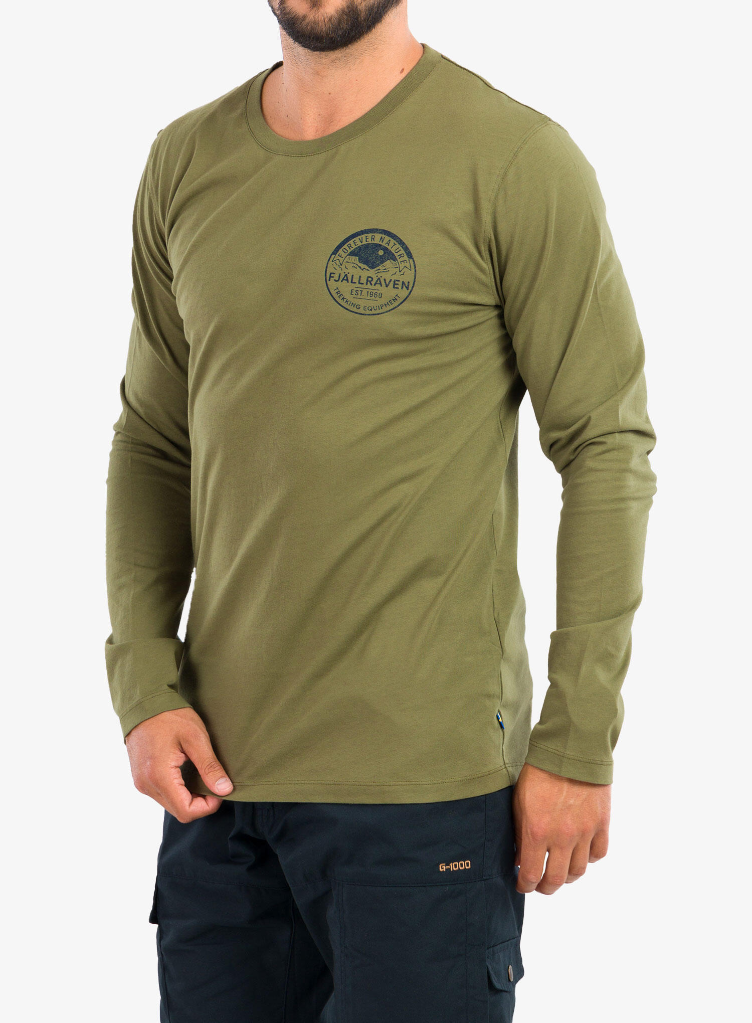 Koszulka z długim rękawem męska Fjallraven Forever Nature Badge L/S 4/6