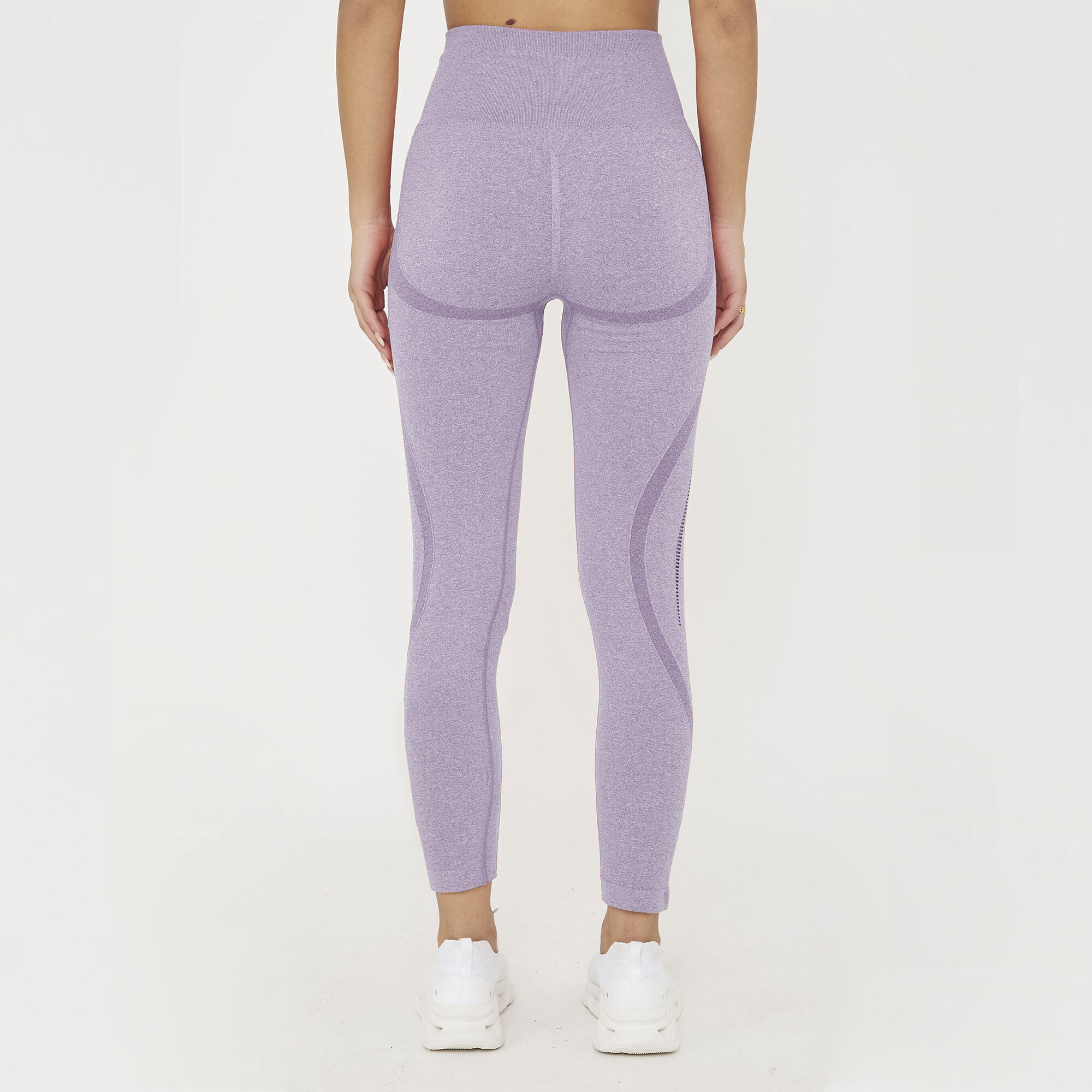 leggings fitness damen leslie lila 3/5