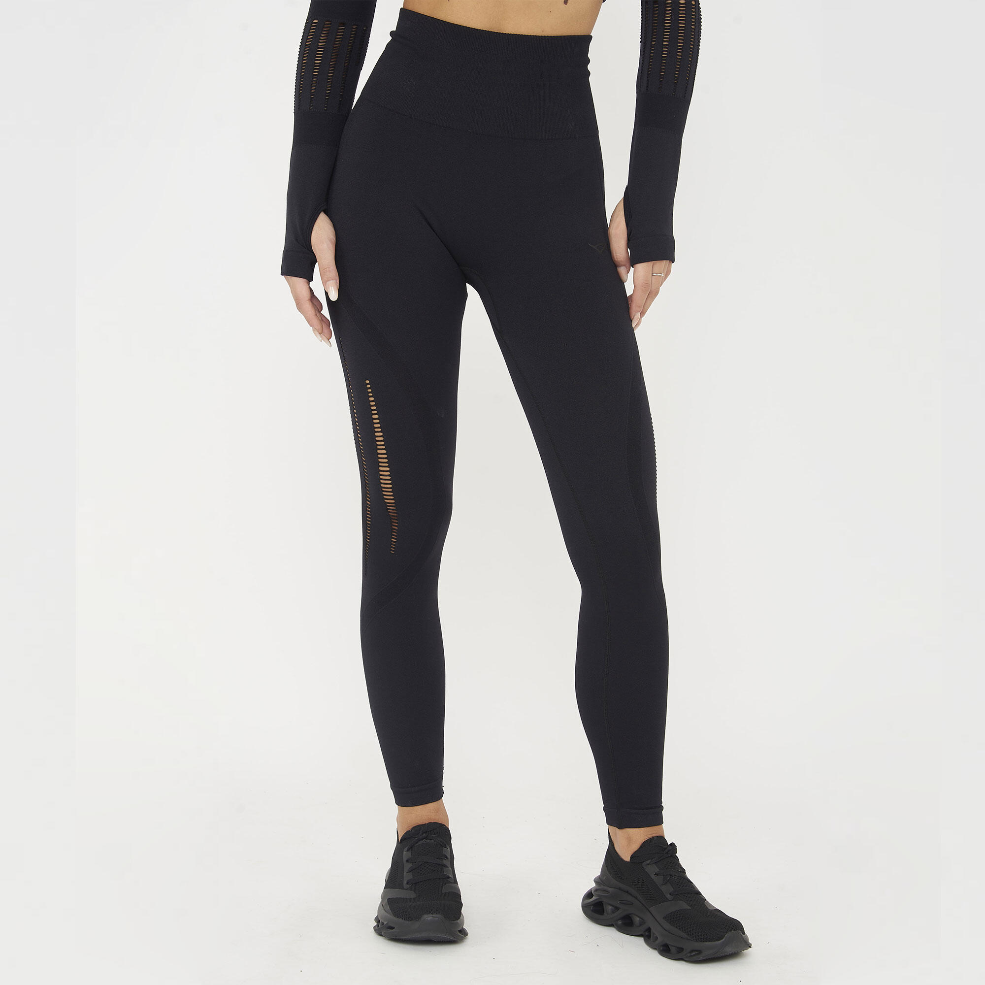 leggings fitness damen leslie schwarz 3/7