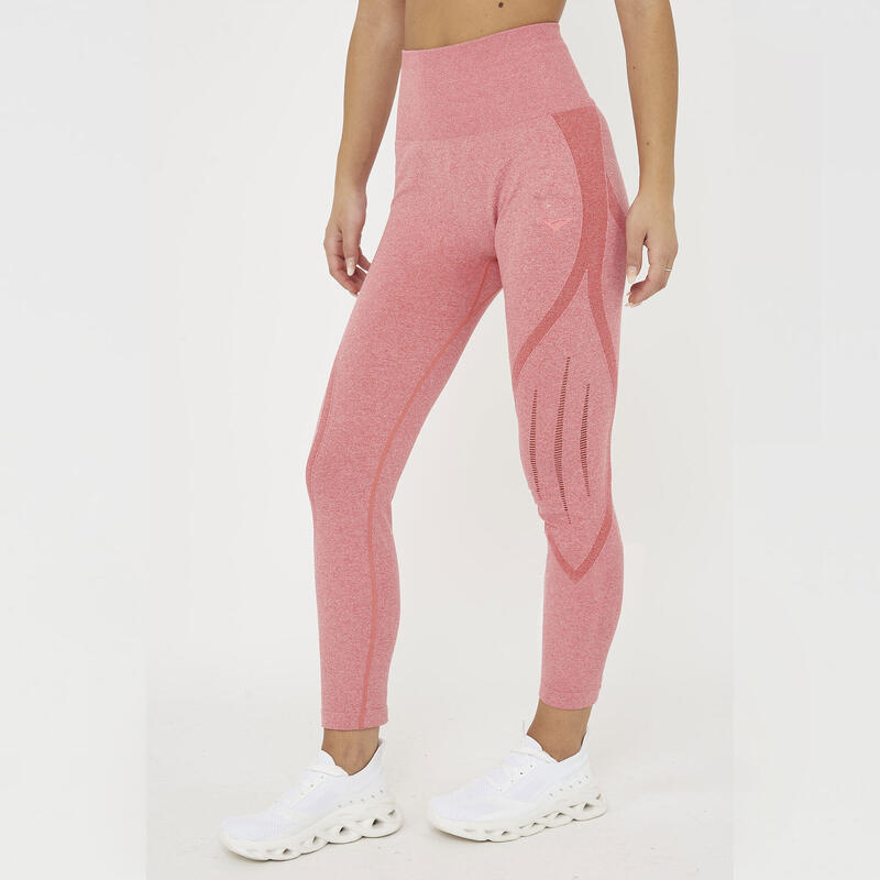 Leggings Fitness Femei Leslie Rosa Inchis