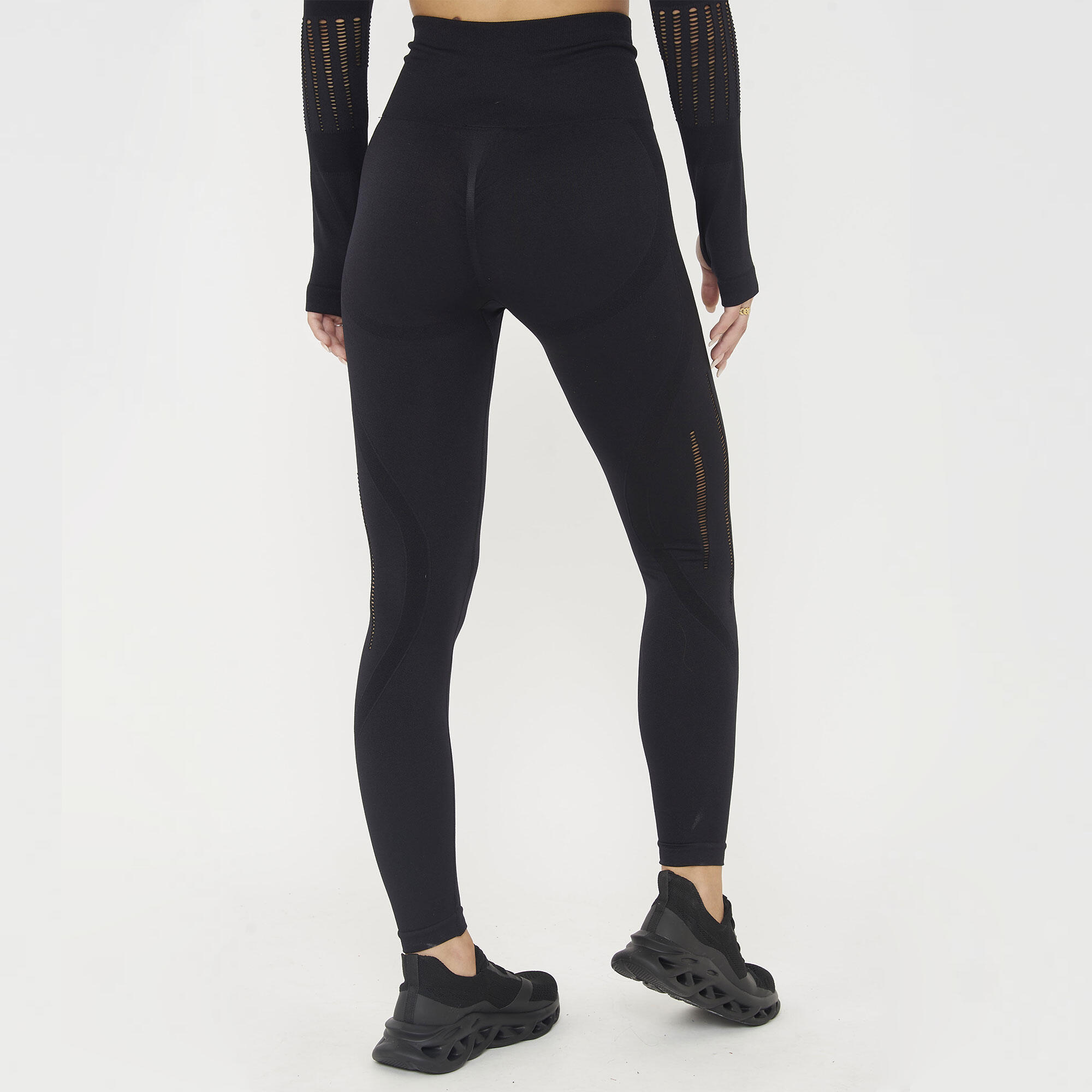 leggings fitness damen leslie schwarz 2/7