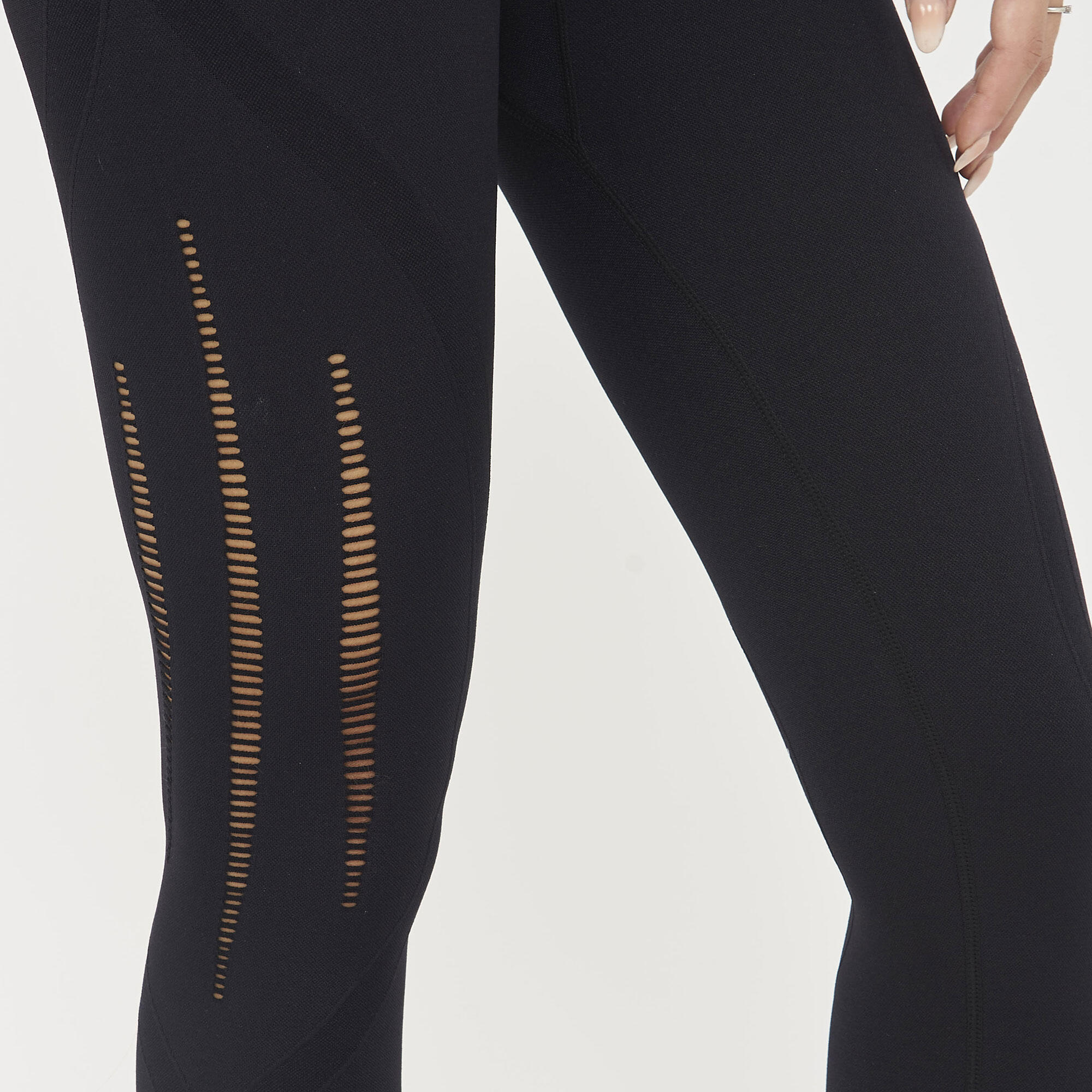 leggings fitness damen leslie schwarz 5/7
