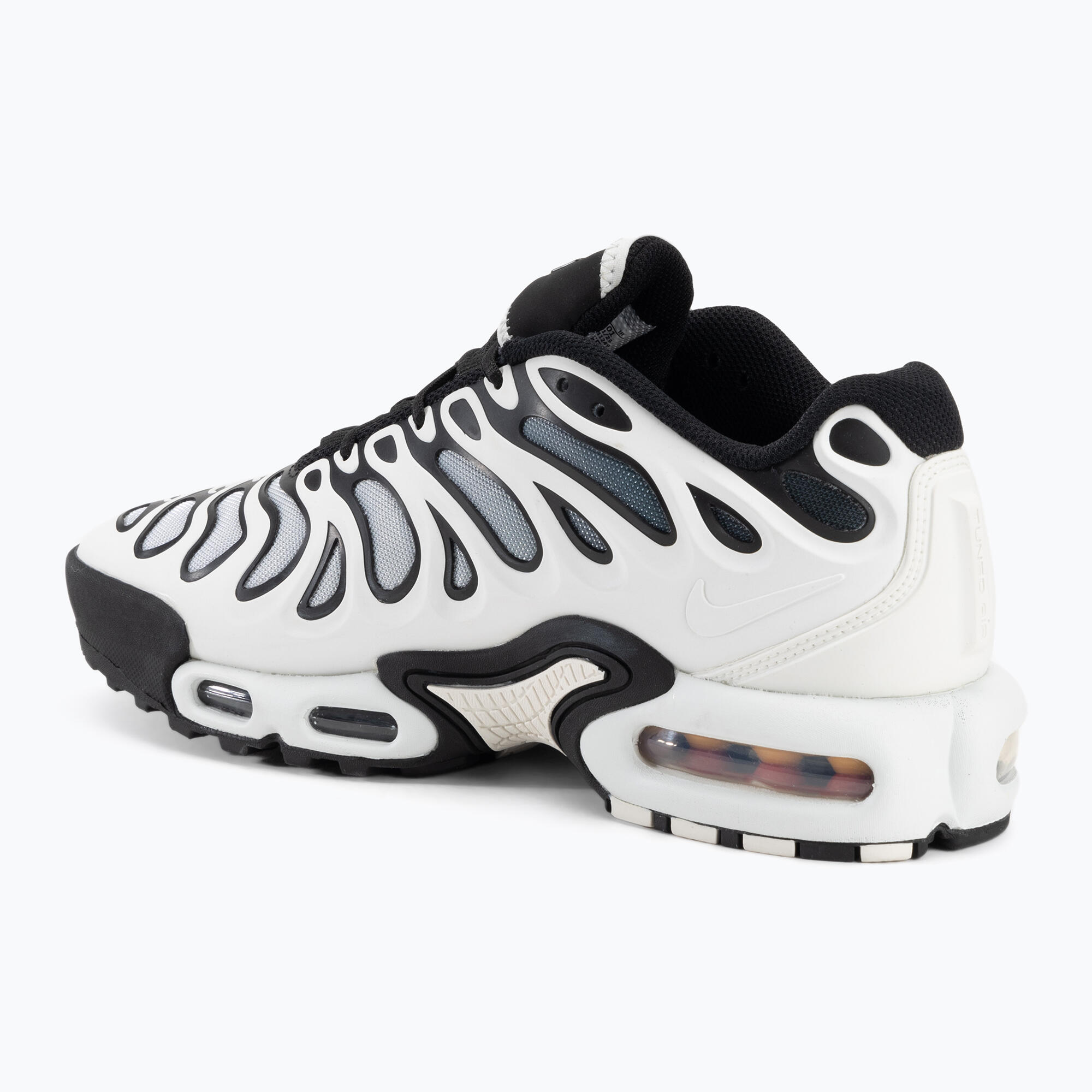 Nike Air Max Plus Drift White Black Metallic Silver 3/5