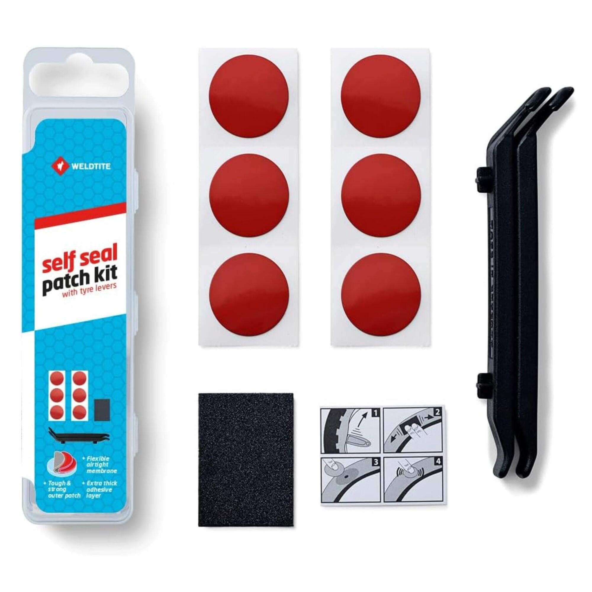 WELDTITE Weldtite Self Seal Patch Kit with Tyre Levers