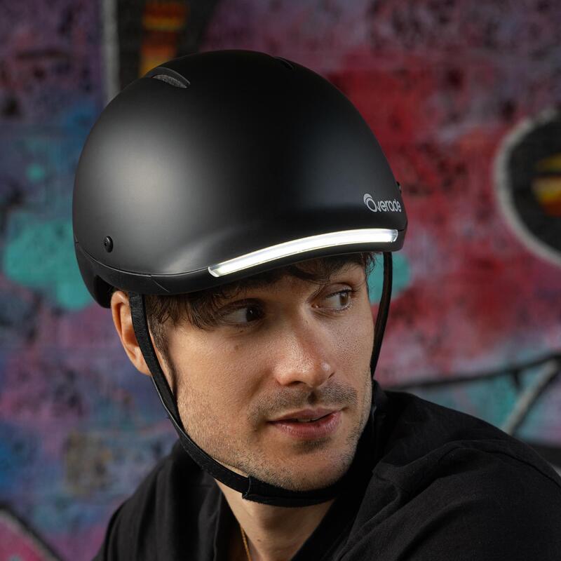 Casque LIFE avec éclairage Puissant Avant/Arrière et Clignotants - Taille unique