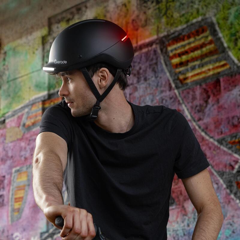 Casque LIFE avec éclairage Puissant Avant/Arrière et Clignotants - Taille unique
