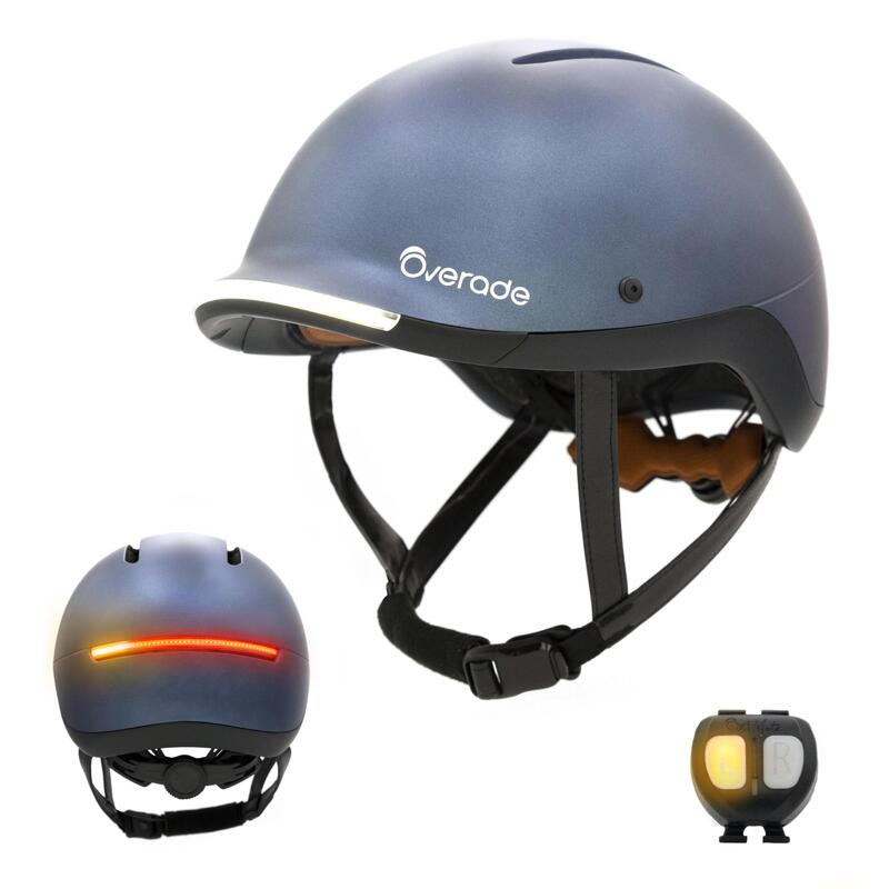 Casque LIFE avec éclairage Puissant Avant/Arrière et Clignotants - Taille unique