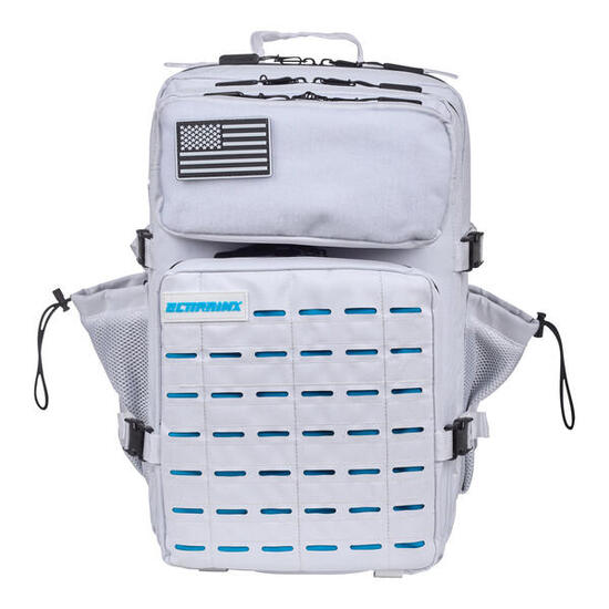 Zaino Elitex V2 Bianco Blu 45L Cabina Allenamento Impermeabile
