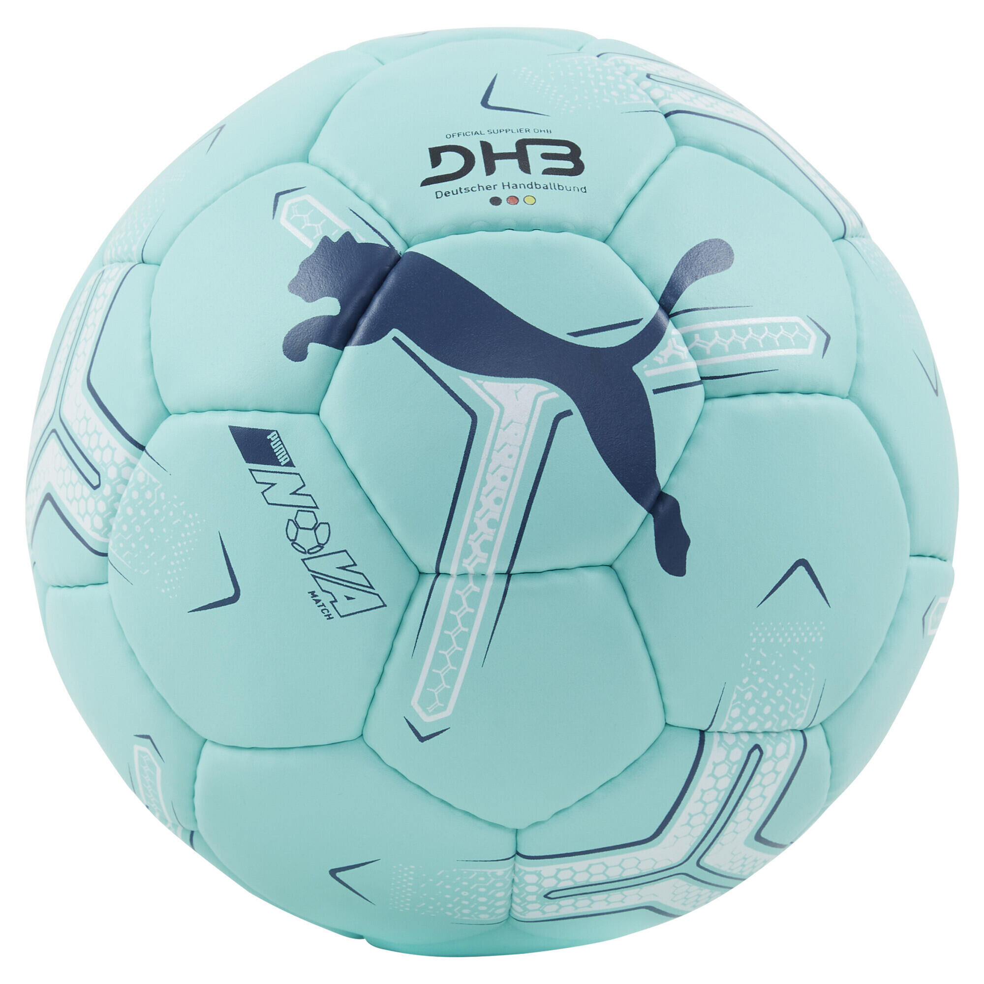 Puma - Ballon De Handball Puma Nova Puma - Ballon De Hand - Blanc|gris|vert - 3 - Decathlon