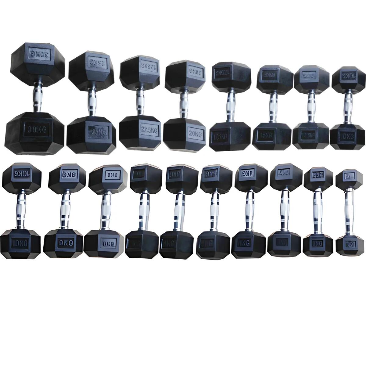 Haltère hexagonal MEG - par pièce - 3 kg 2/3
