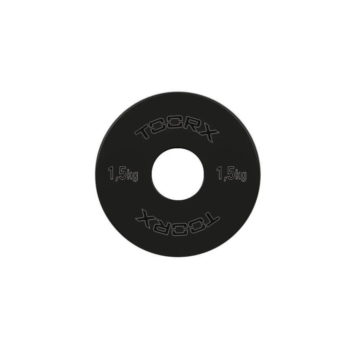 Toorx - Micro Plaques De Poids - 50 Mm - Noir - Acier - 1,5 Kg - Poids De Musculation - Gris|noir - Decathlon