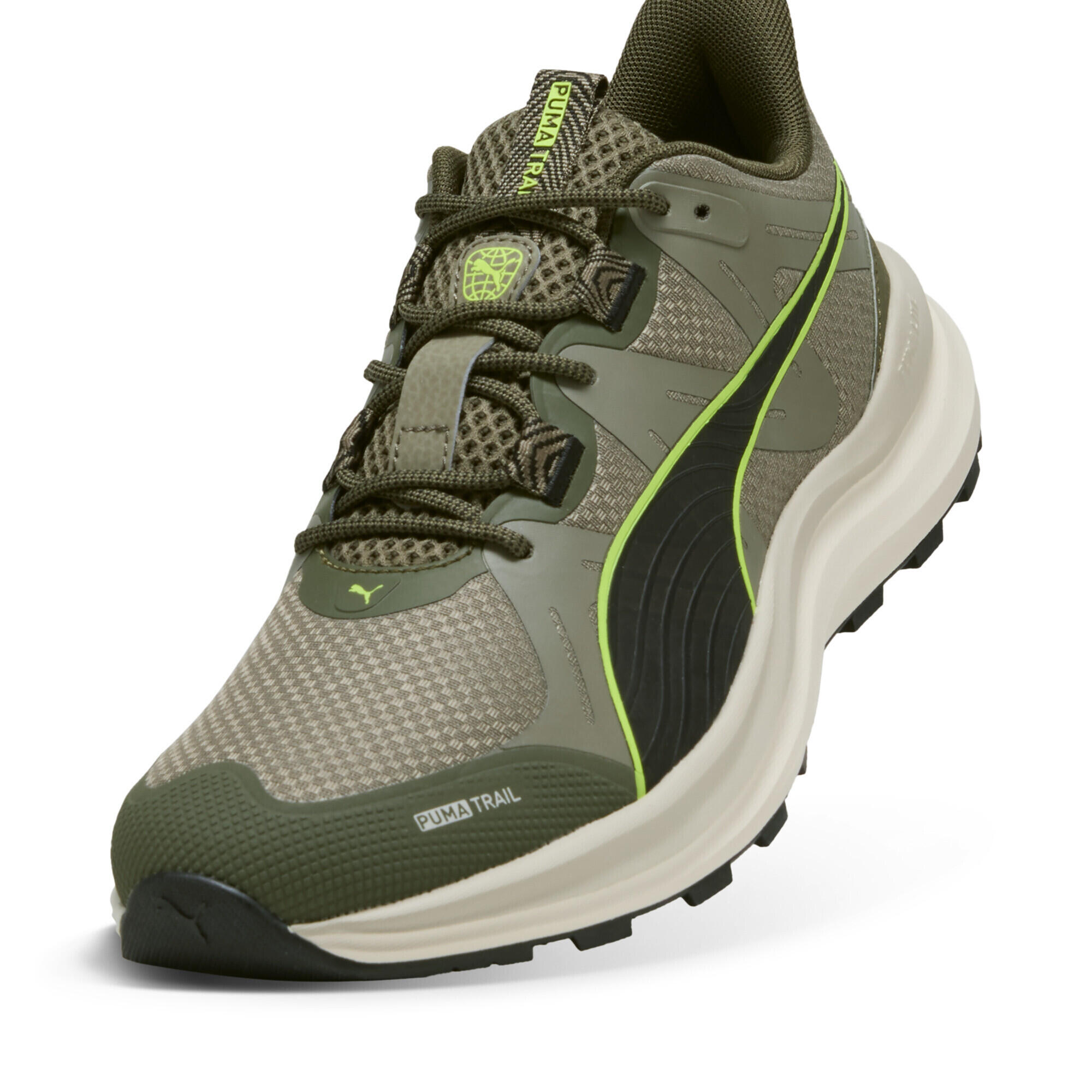 Reflect Lite trailrunningschoenen PUMA Loden Green Velvet Moss Brown 6/7