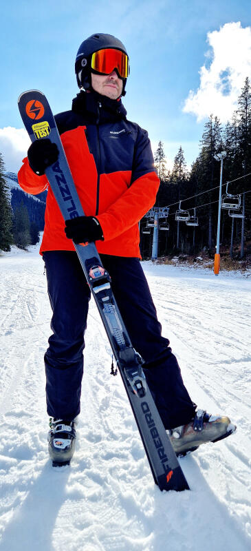 Męska kurtka narciarska Blizzard Leogang red/black 10.000mm 2/7