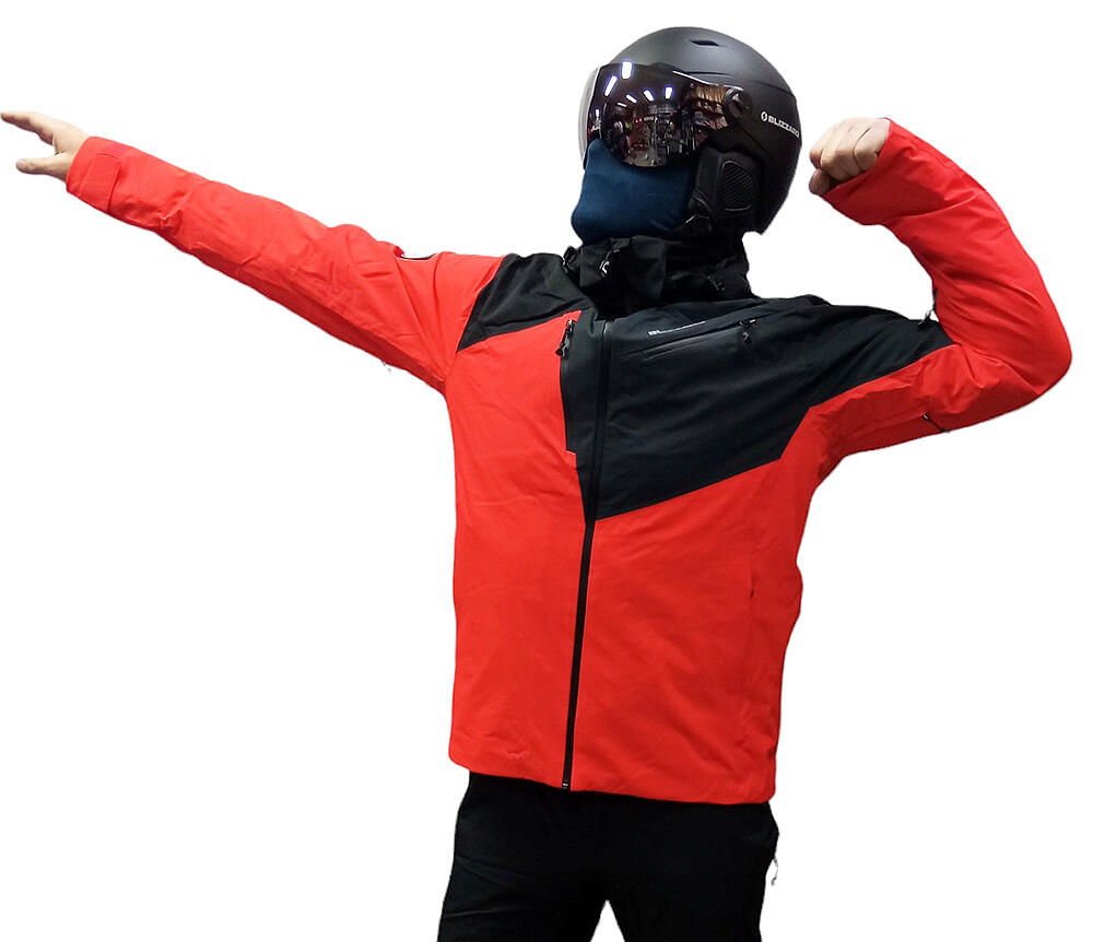 Męska kurtka narciarska Blizzard Leogang red/black 10.000mm 4/7