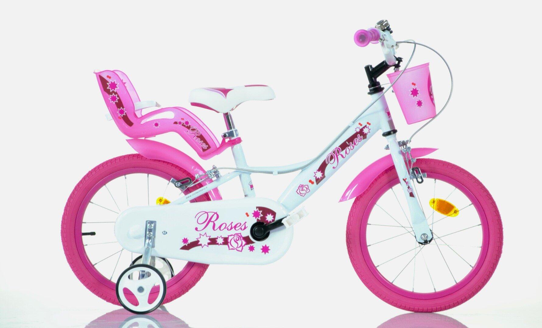 F.LLI SCHIANO SCH ROSES 16", bicicletta per bambini, con accessori