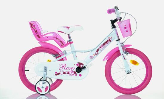 SCH ROSES 12″ bicicletta per bambini con accessori