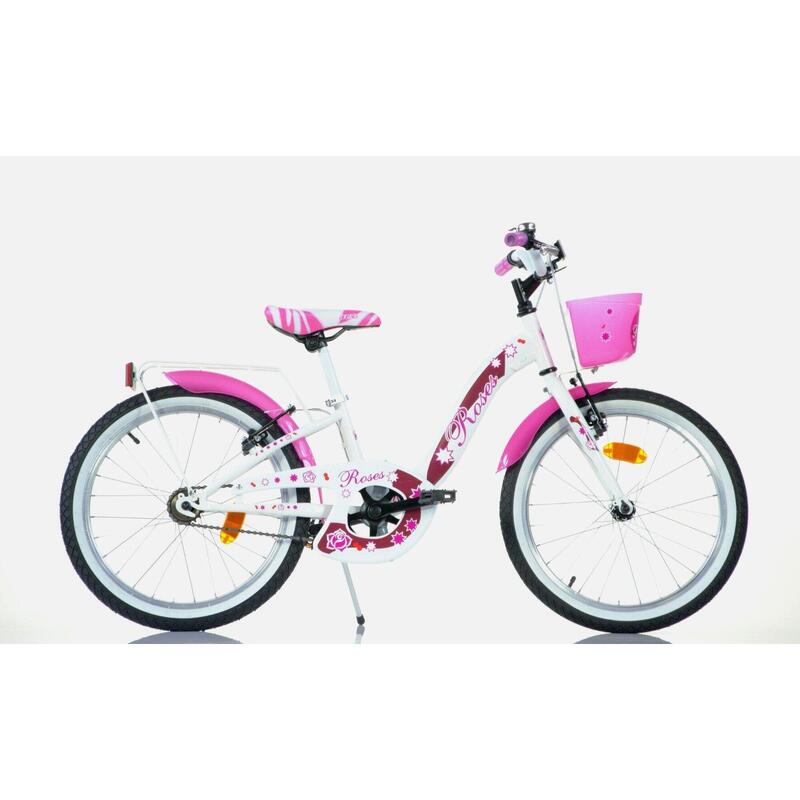Meisjesfiets 22 inch Roze - Cortego Liberty Incl. Voordrager
