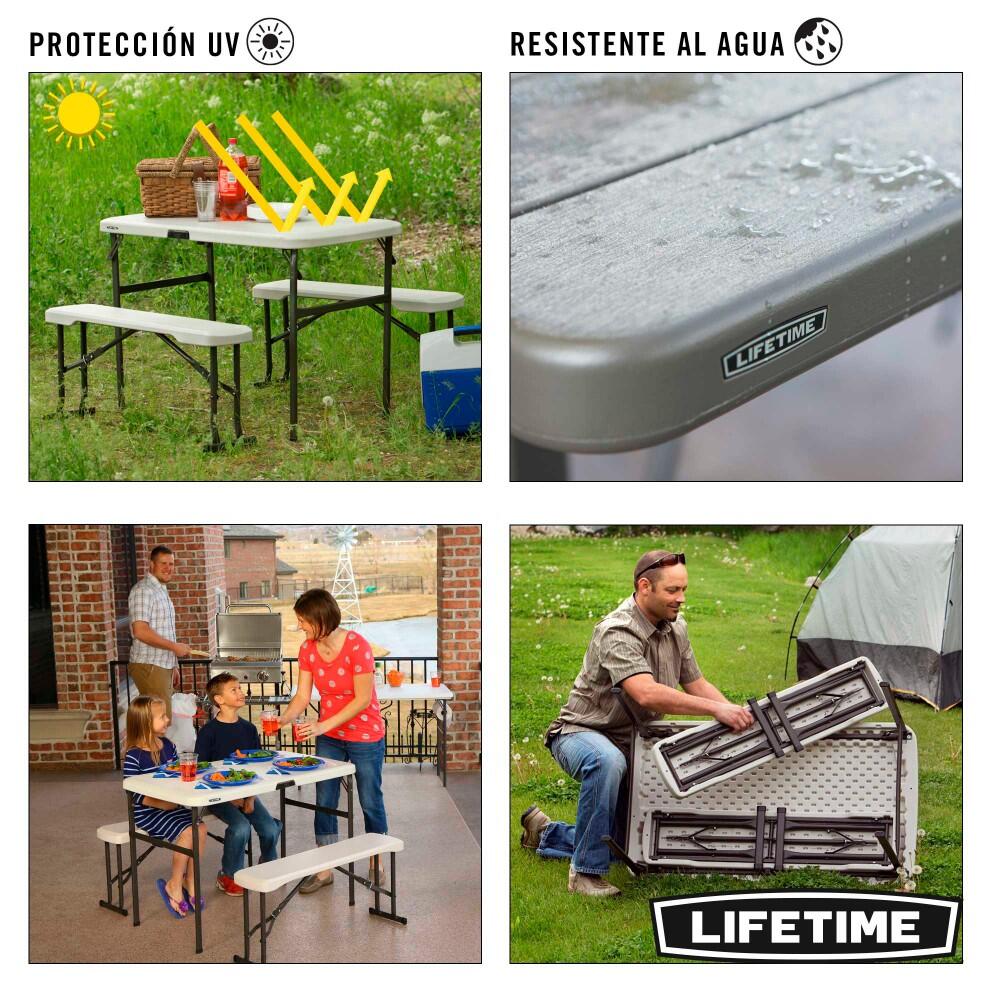 Set Table Picnic et Bancs pliants LIFETIME #80352 4/7