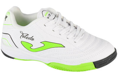Zapatillas Futbol Sala Niños Joma Toledo JR 2502 Blanco Resistentes