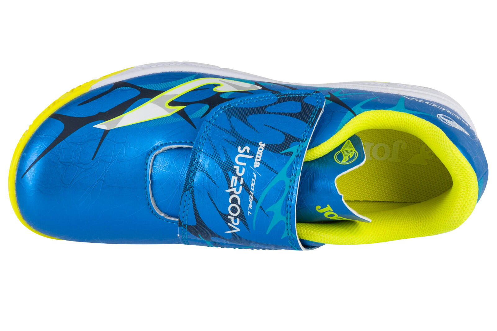 Chaussures garçon Joma Super Copa Jr 2504 IN bleu 3/4