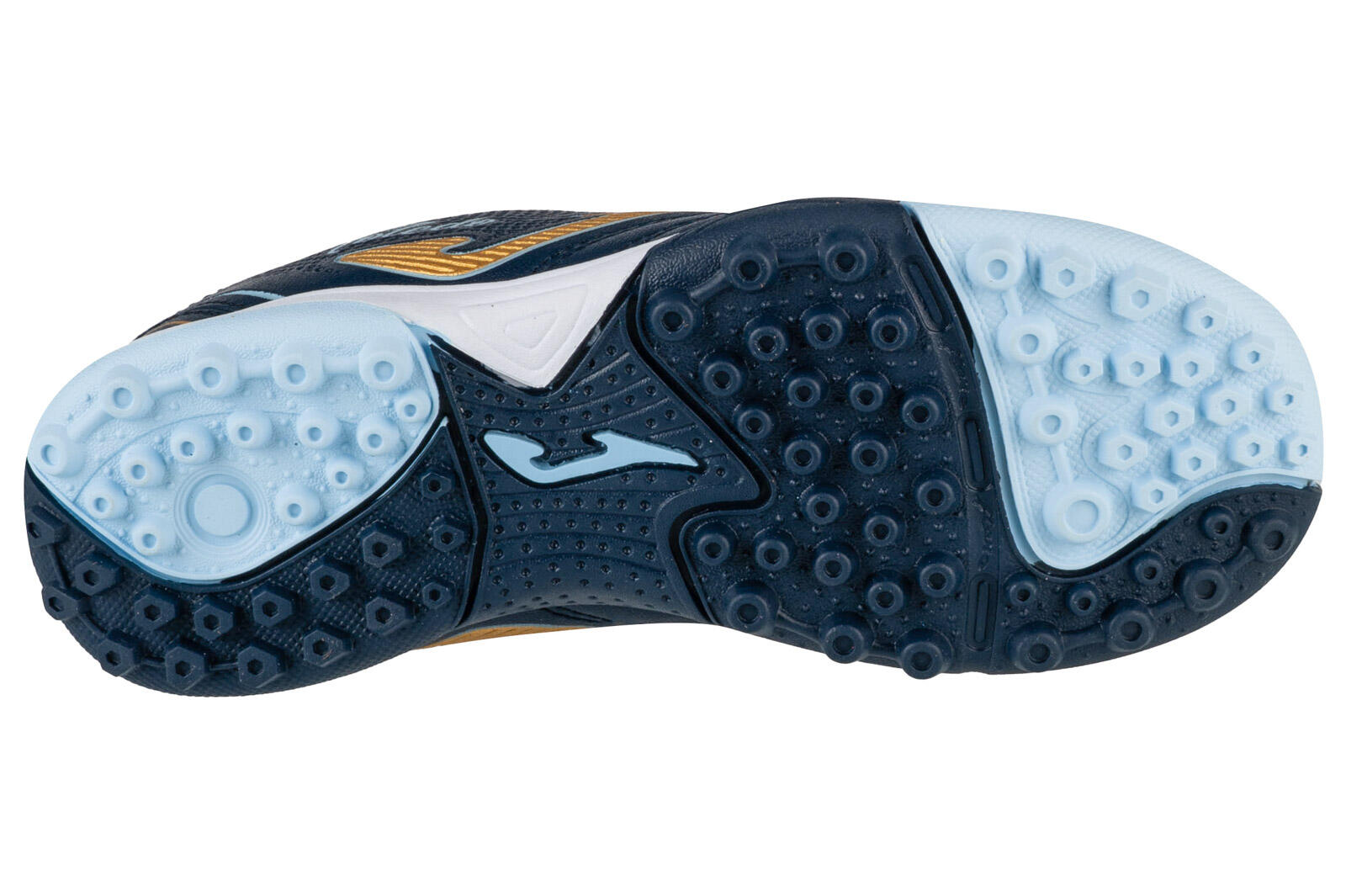 Scarpe da calcio junior tf - erba sintetica joma blu 4/4