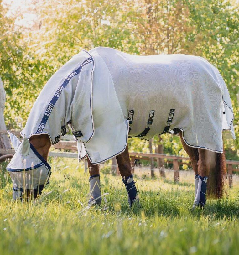 HORSEWARE Horseware Rambo Protector Vliegendeken Blauw