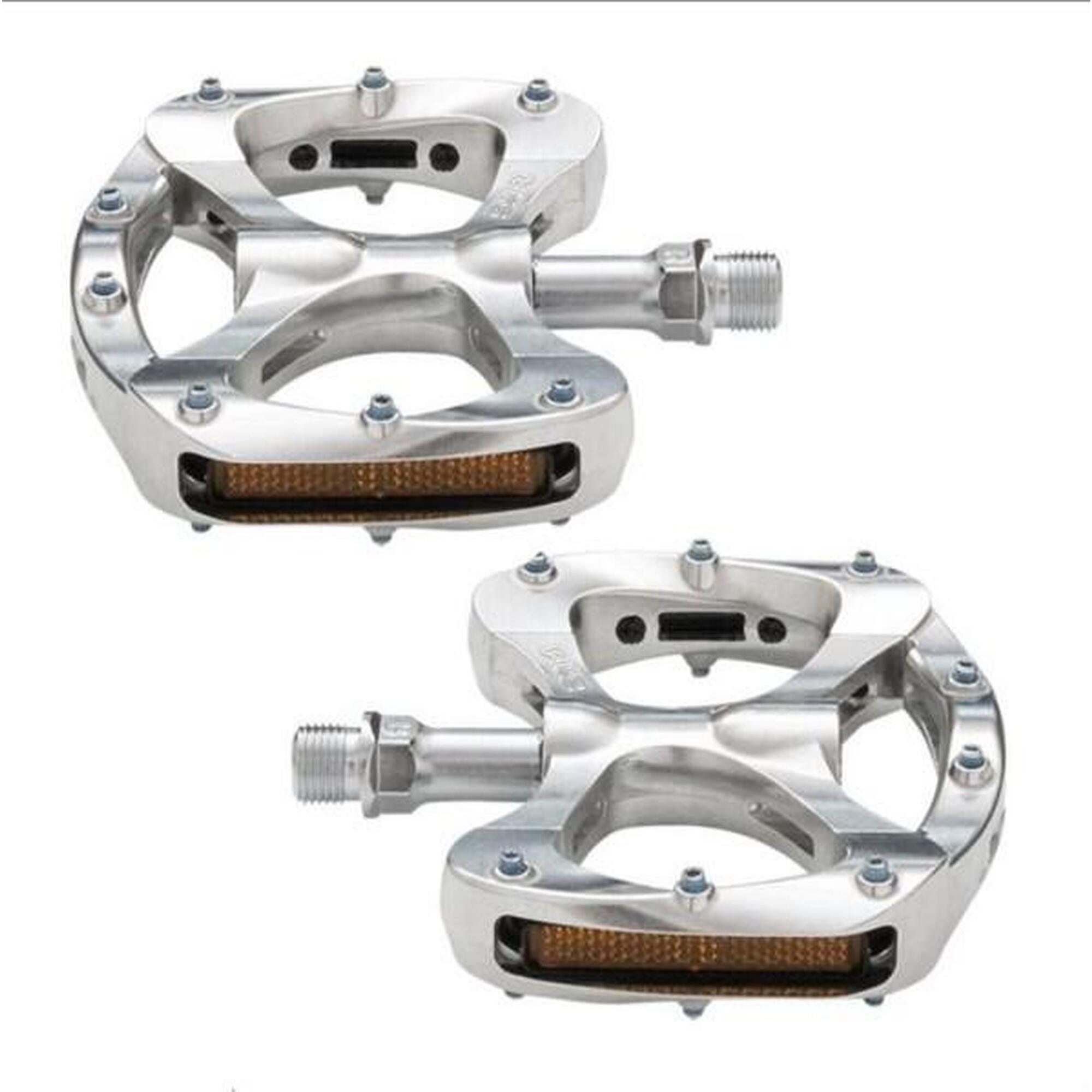 Pédales Pretzel Silver