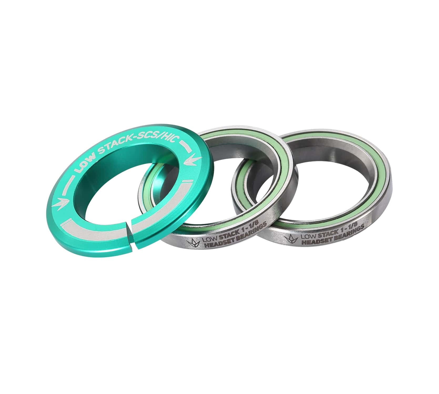 Stunt Scooter Steuersatz - Headset - Low Stack SCS - Türkis - Blunt Scooters 2/3