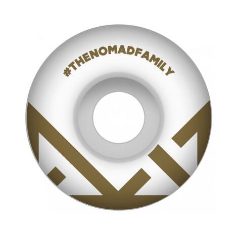 Rodas de skate | 83b crown gold | diâmetro 52 mm | nomad