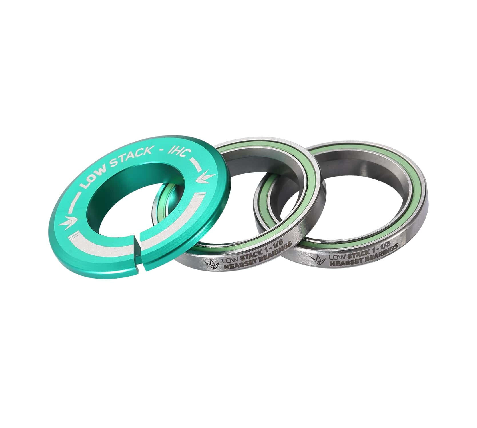 Stunt Scooter Steuersatz - Headset - Low Stack Ihc - Türkis - Blunt Scooters 2/4
