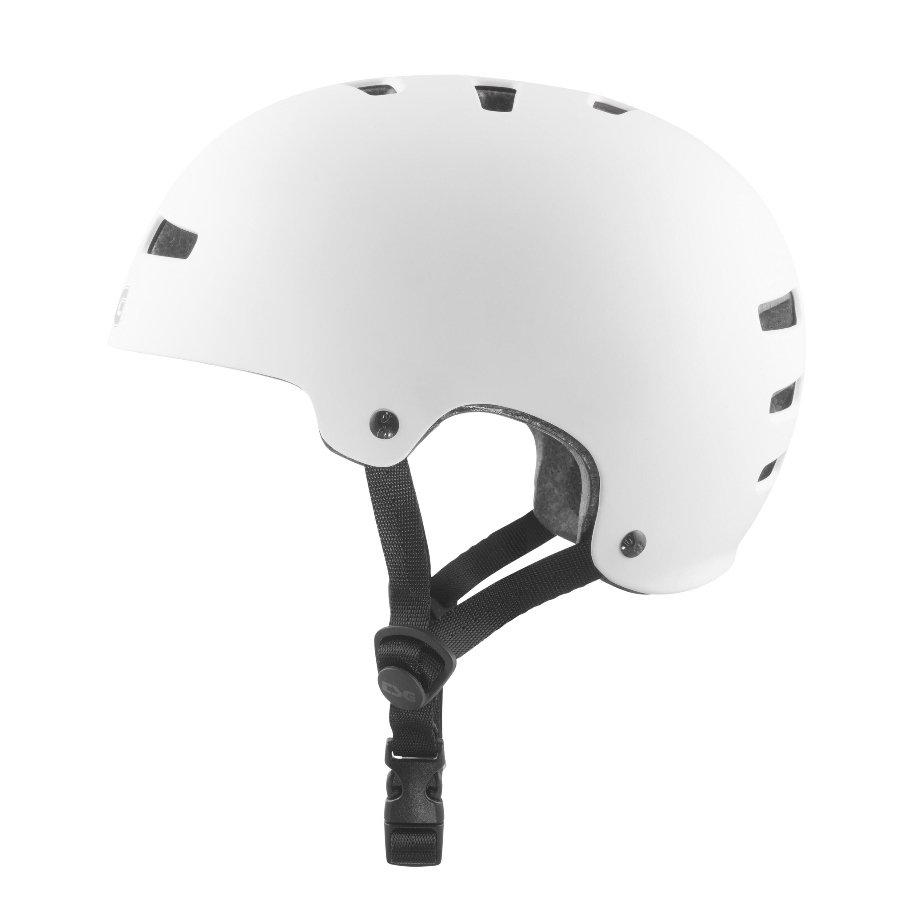 TSG Evolution Solid Jugendhelm Satinweiß XXS/XS 3/4