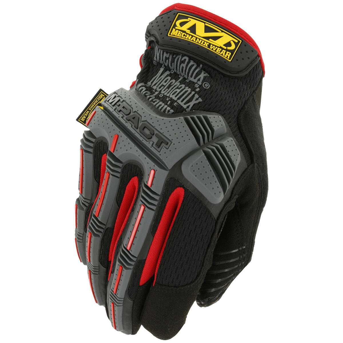 Mechanix Wear M-Pact Gloves Black/Red 1/2