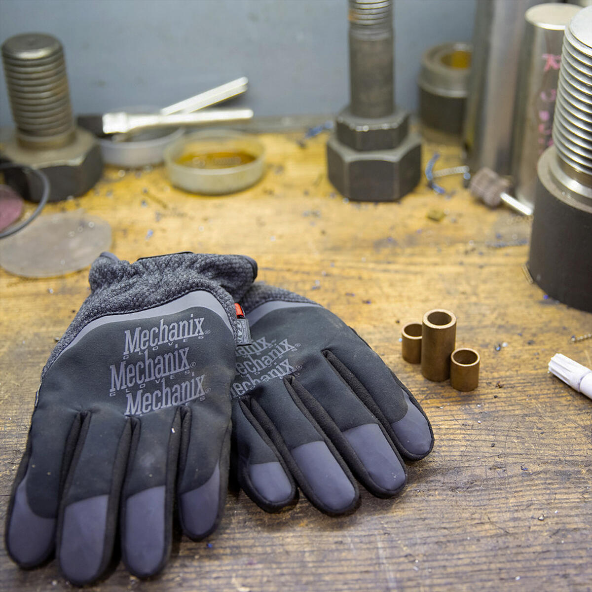 Mechanix Wear Coldwork Fastfit Gloves Grey/Black 6/7