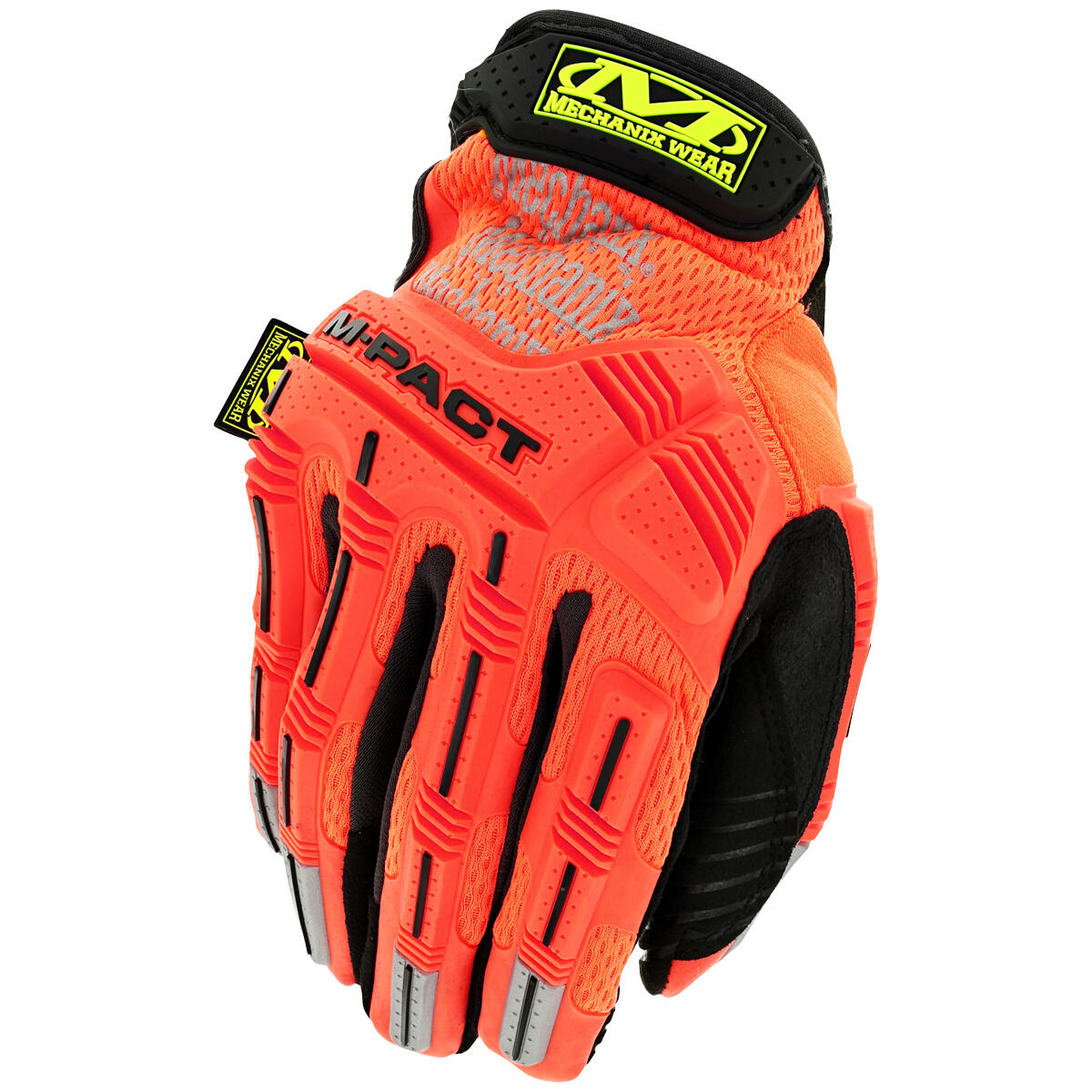 MECHANIX Mechanix Wear M-Pact Hi-Viz Gloves Fluorescent Orange