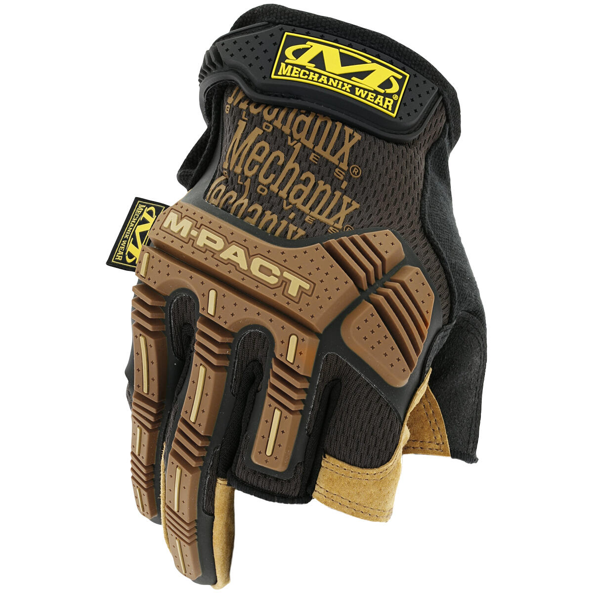 MECHANIX Mechanix Wear M-Pact Framer Leather Gloves Brown