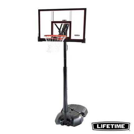 Panier de Basketball sur pied avec base Board-121.9cm Ajustable Lifetime #90173