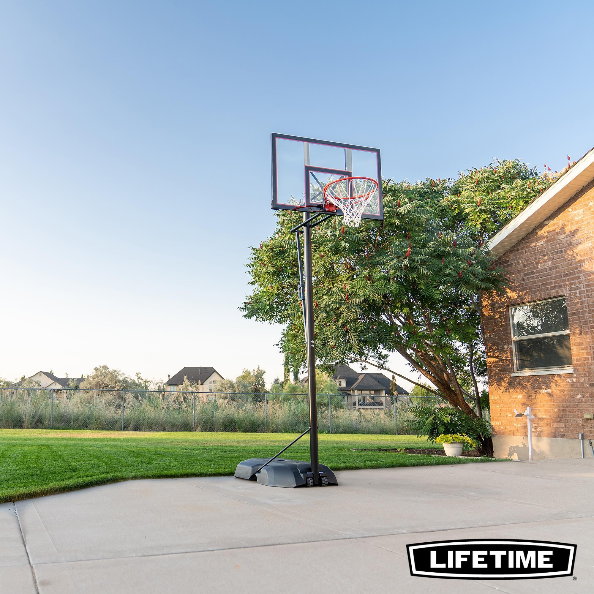 Outdoor Basketballkorb höhenverstellbar Standfuß LIFETIME 244–305 cm 4/7