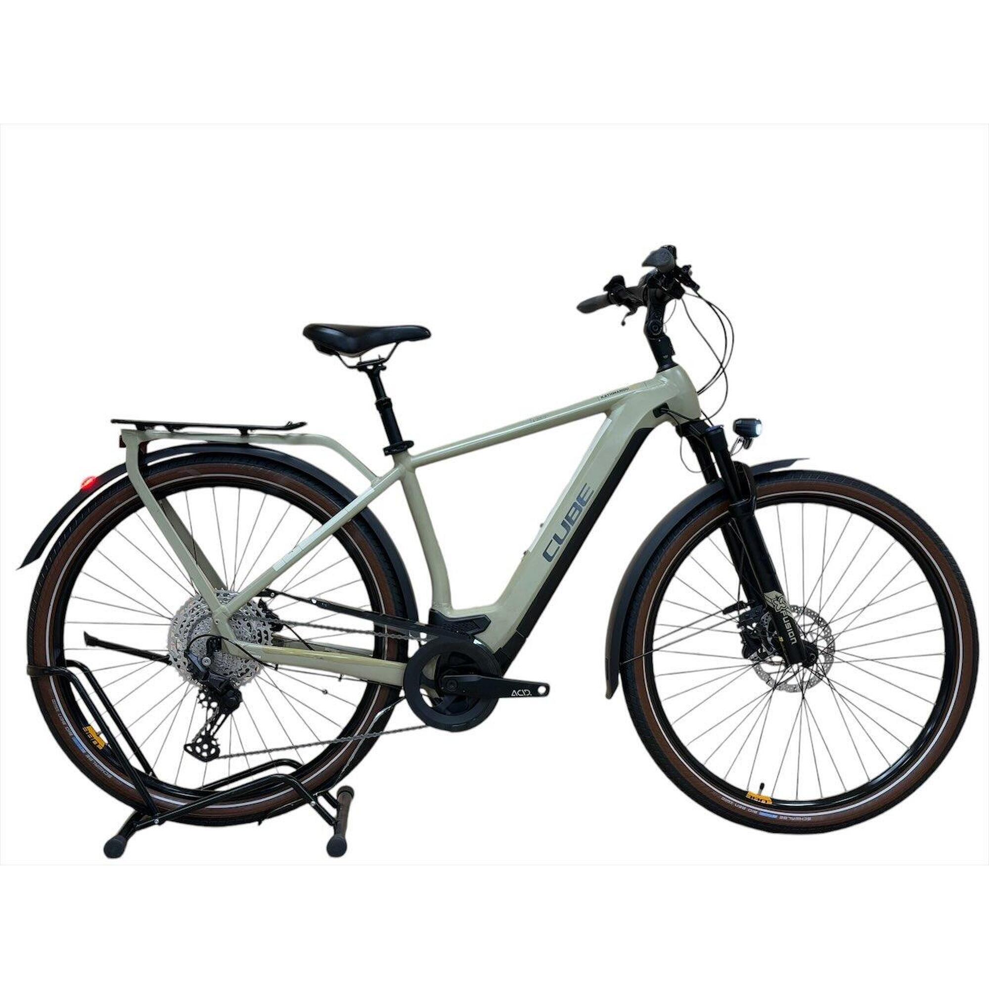 Cube - Reconditionné - Vélo Électrique Cube Kathmandu Hybrid Pro 625 - Comme Neuf - Vélo Ville - Noir|vert - 50 Cm - Decathlon