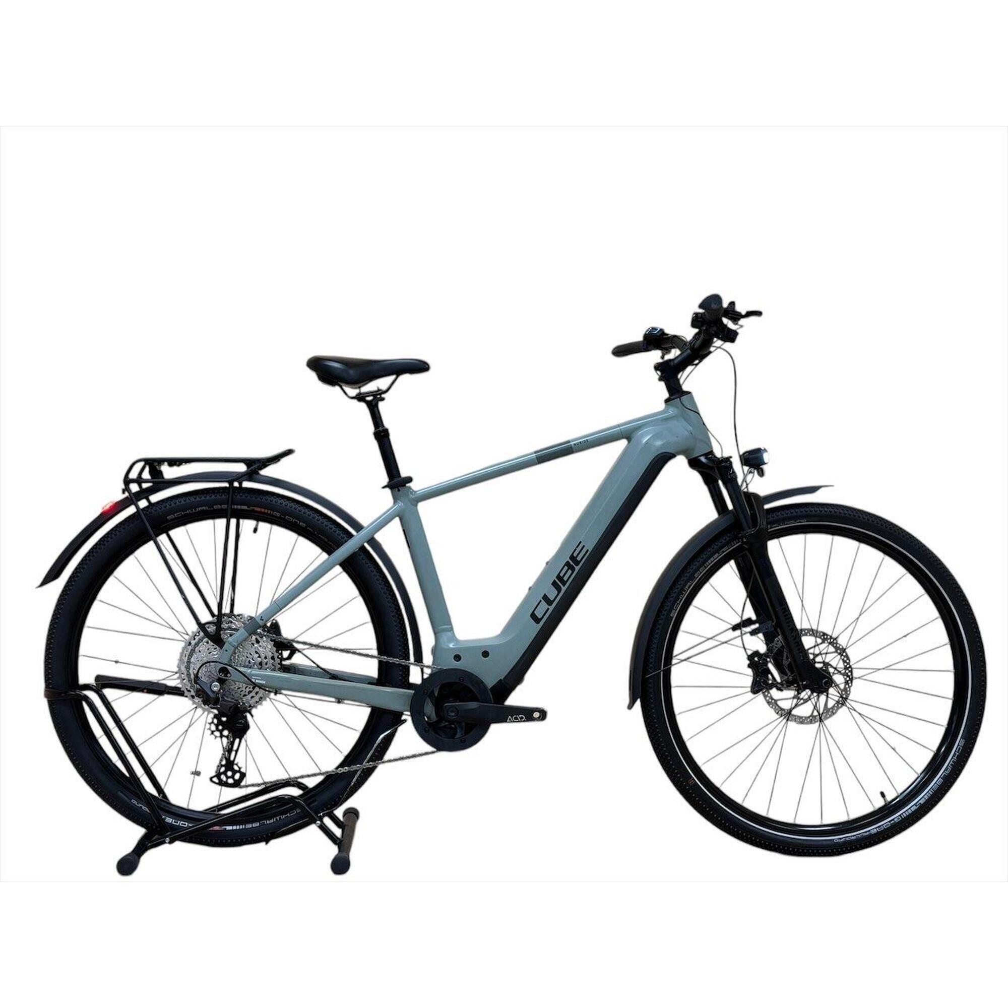 Cube - Reconditionné - Vélo Électrique Cube Nuride Hybrid Slx 750 Allroad - Comme Neuf - Vélo Ville - Gris|noir - 50 Cm - Decathlon